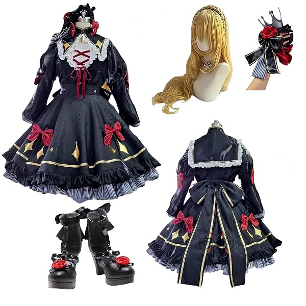 Amazon.co.jp: [Nyanyaコス] 卯月コウ コスプレ衣装 女体化 ロリータ風